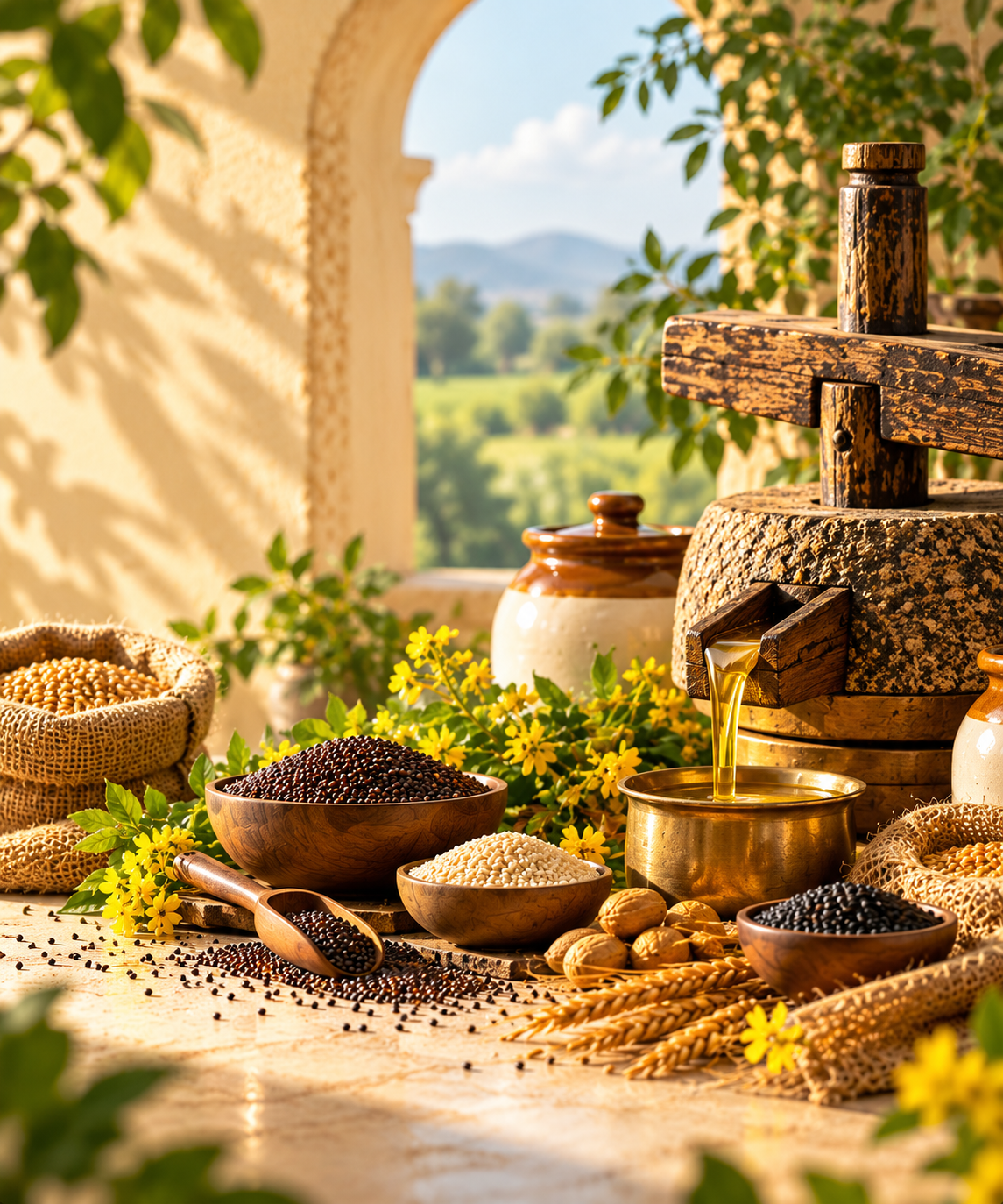 Traditional Malmi Lifestyle oil preparation